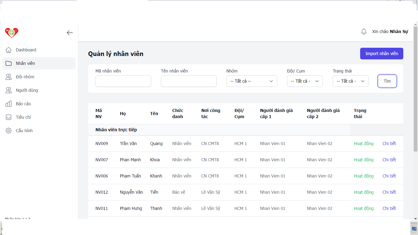 Performance feedback sofware